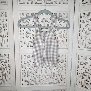 Alben Vtg Cheker Overalls size 18 months